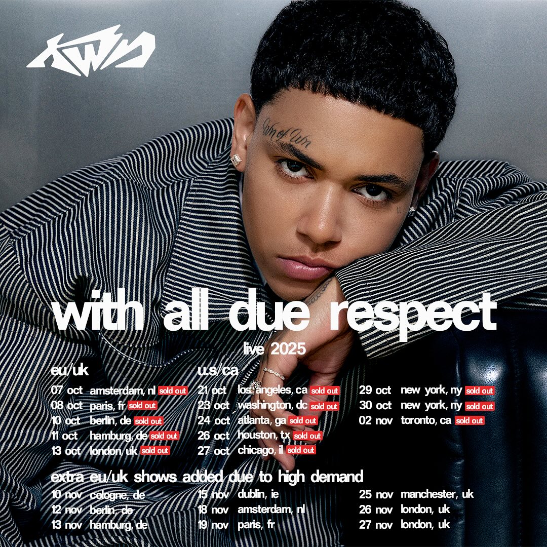 kwn with all due respect live Tour Poster 2025